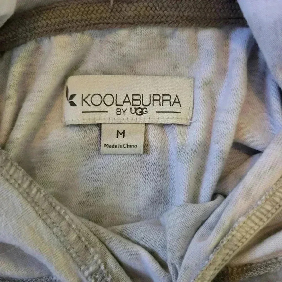 Koolaburra by ugg Grey tie dye lightweight hoodie size medium - Picture 6 of 7